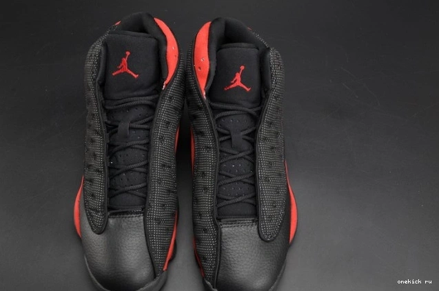 Rep Onekick RetroBred 13 Jordan Air mens 414571-004 black  red 0809